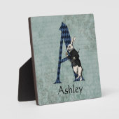 ワンダーランド白うさぎ手紙A フォトプラーク (正面)