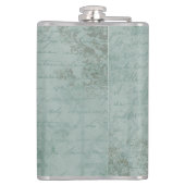 ワンダーランド白うさぎ手紙A フラスク (裏面)