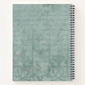 ワンダーランド白うさぎ文字Cスケッチ ノートブック (裏面)