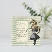 ワンダーランド私信じはユニコーンフラットカード (スタンド正面)