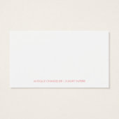 ワンダーランド結婚のフードカードに登場するピンクのアリス (裏面)