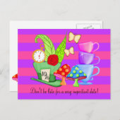 ワンダーランド誕生日はがき ポストカード (正面/裏面)