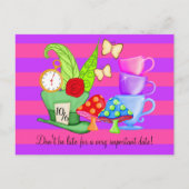 ワンダーランド誕生日はがき ポストカード (正面)