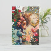 ワンダーランド誕生日パーティーの招待状 招待状 (スタンド正面)