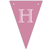 ワンダーランド誕生日パープルピンクティール（緑がかった色）バンティング バンティングフラッグ (第2の旗)