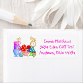 ワンダーランド誕生日差出人住所ラベル ラベル (インサイチュ)