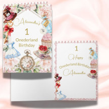 ワンダーランド誕生日時代の最初のアリス