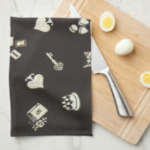 ワンダーランド1 キッチンタオル (四つ折り)