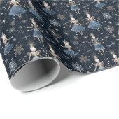 ワンダーランド・くるみ割り器、雪片のワルツ ラッピングペーパー (ロールコーナー)