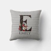 ワンダーランド・アリス&クイーン・オブ・ハートレターE クッション (裏面)