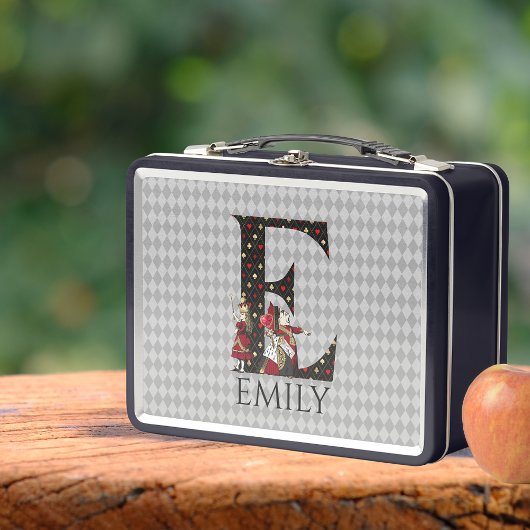 ワンダーランド・アリス&クイーン・オブ・ハートレターE メタルランチボックス