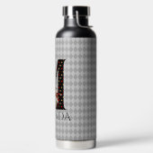 ワンダーランド・アリス&クイーン・オブ・ハートレターM ウォーターボトル (左面)