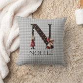 ワンダーランド・アリス&クイーン・オブ・ハートレターN クッション (ブランケット)