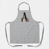 ワンダーランド・アリス&クイーン・オブ・ハート手紙A エプロン (正面)