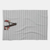 ワンダーランド・アリス&クイーン・オブ・ハート手紙A キッチンタオル (横)