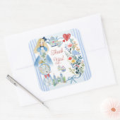 ワンダーランド・ガーデンの魅惑のアリスありがとう スクエアシール (封筒)