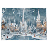 ワンダーランド・クリスマスの冬 ラージペーパーバッグ (裏面)