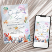 ワンダーランド・ザ・シー 1歳の誕生日 アンダーザシー 招待状