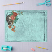 ワンダーランド・デコップページのチェシャーキャットアリス 薄葉紙 (クラフト)