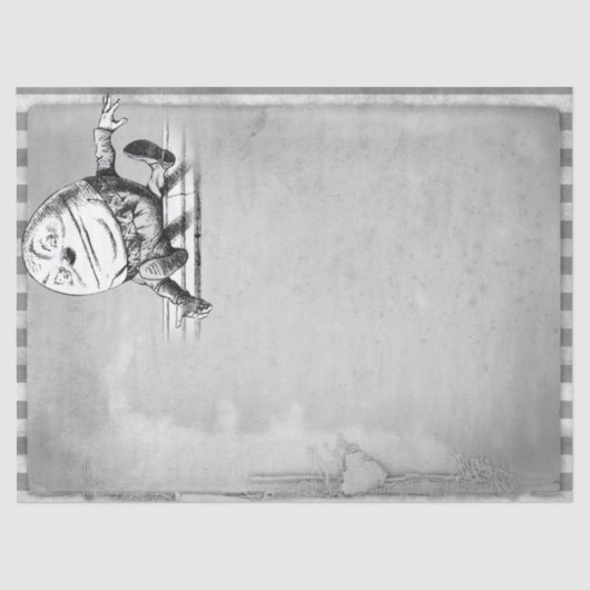 ワンダーランド・デコップページのハンプティ・ダンプティ・アリス 薄葉紙 (正面)