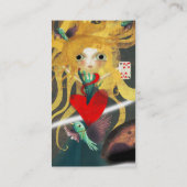 ワンダーランド・ビジネスカードのアリス 名刺 (裏面)