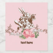 ワンダーランド・フローラ・ワインラベルのアリス ワインラベル (シングルラベル)