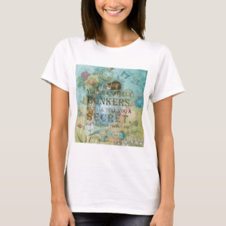 ワンダーランド-ボンカーズ引用文-アリスインワンダーランド Tシャツ