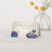 ワンダーランド・ヴィンテージ・ウェディングのアリス プレイスカード (裏面)