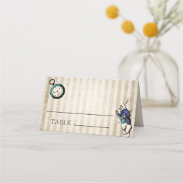 ワンダーランド・ヴィンテージ・ウェディングのアリス プレイスカード