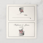 ワンダーランドIの白うさぎコート・トランピーター・アリス プレイスカード (外部開封)