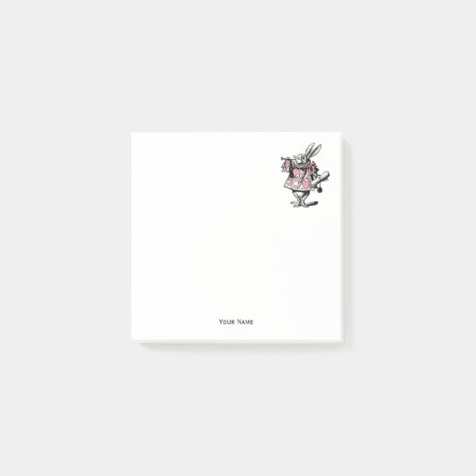 ワンダーランドPの白うさぎコートトランペーターアリス ポストイット (正面)