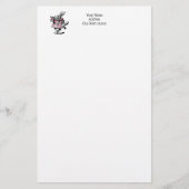 ワンダーランドPの白うさぎコートトランペーターアリス 便箋 (正面)