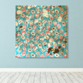 ワンダーラ動揺してンドのアリス柄 キャンバスプリント (インサイチュ (ウッドフロア))