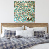 ワンダーラ動揺してンドのアリス柄 キャンバスプリント (インサイチュ (寝室))