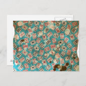 ワンダーラ動揺してンドのアリス柄 ポストカード (正面/裏面)