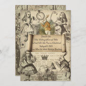 ワンダーラ結婚ンド招待状 招待状 (正面/裏面)