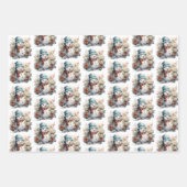 ワンダーラ霜の降りたンド ラッピングペーパーシート (正面3)