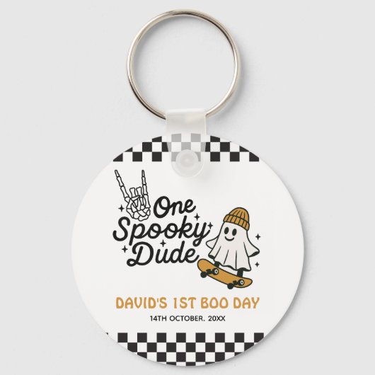 ワンダ不気味ードハロウィーン誕生日 キーホルダー (正面)