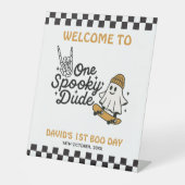 ワンダ不気味ードハロウィーン誕生日 台座サイン (正面)