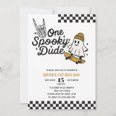 ワンダ不気味ードハロウィーン誕生日 招待状 (正面)