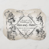 ワンダ結婚ーランドの 招待状 (正面/裏面)