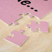 ワンチョコレートを愛するおもしろい引用文 ジグソーパズル (側面)