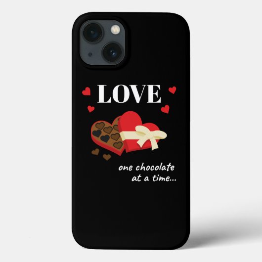 ワンチョコレートを愛するおもしろい引用文 Case-Mate iPhoneケース (裏面)