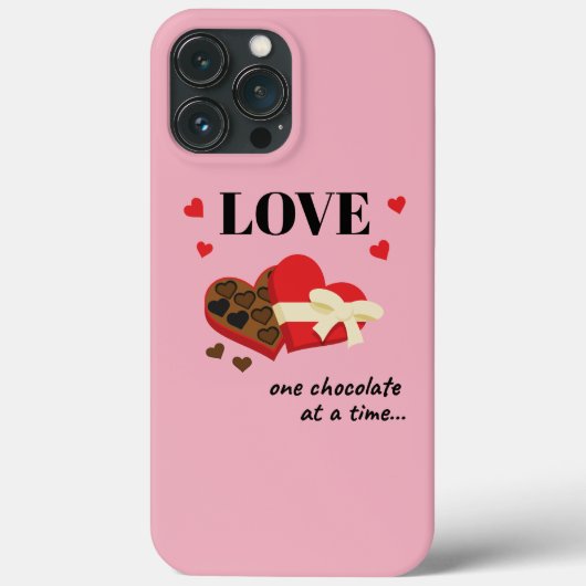 ワンチョコレートを愛するおもしろい引用文 Case-Mate iPhoneケース (裏面)