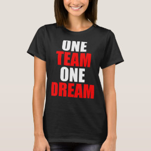 ワンチームワンドリームスポーツ結束ゴール Tシャツ