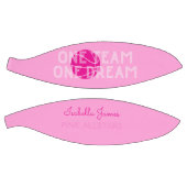 ワンチームワンドリームピンクパーソナライズされた バスケットボール (パネル)