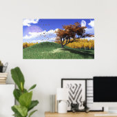 ワンツリーヒルプリント ポスター (ホームオフィス)