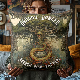 ワンツースボ日本のンサイツリードラゴン装飾用クッション クッション