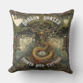 ワンツースボ日本のンサイツリードラゴン装飾用クッション クッション (正面)