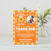 ワンディグホッターレトロ写真卒業 サンキューカード (スタンド正面)